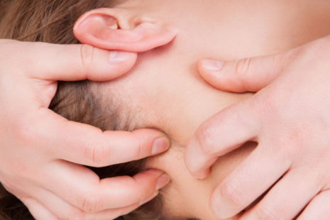 How do you release a trapped nerve in your neck?
